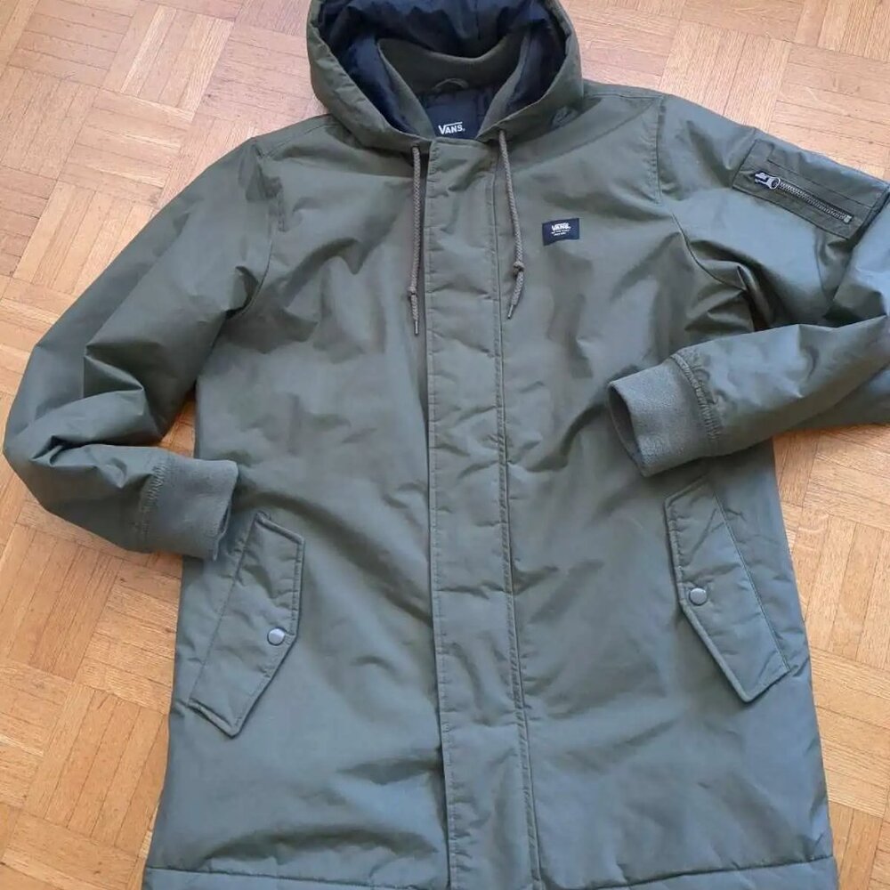 Vans Men's Henrique Parka Jacket in Khaki